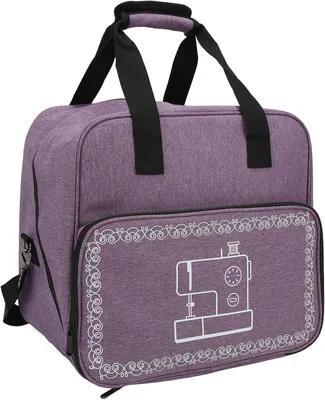 Produktbild von Nähmaschinenzubehör Nähmaschinen-Tragetasche, universelle Overlock-Nähmaschinentasche mit praktischen mehreren Taschen, Schultergurt und starken Griff