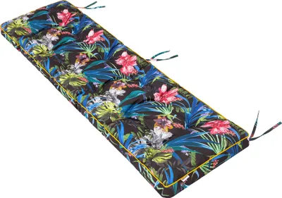 Image de Coussin pour banc "Etna" 180×50 cm - Coussin de jardin avec 8 cm de rembourrage & fixation | Pillowprim