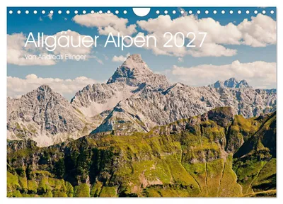 Produktbild von Allgäuer Alpen 2027 (Wandkalender 2027 DIN A4 quer), CALVENDO Monatskalender