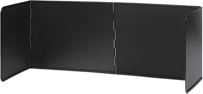 Küchenspritzschutz, faltbar, 76x30x30 cm, schwarz, Antihaft