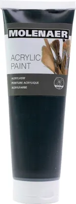 Obrázek produktu pro Akrylová barva 250 ml - černá