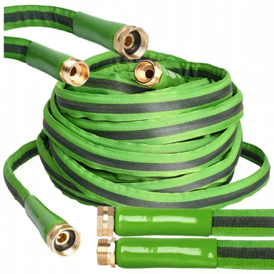 Produktbild von 30 m Hochdruck-Gartenschlauch, 1/2 Zoll, robustes PVC, langlebiger Adapter