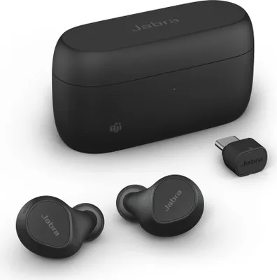 Produktbild von Jabra Evolve2 Buds MS 20797-999-889 - True Wireless-Kopfhörer mit Mikrofon - im Ohr - Bluetooth - aktive Rauschunterdrückung - Adapter USB-C via Blue