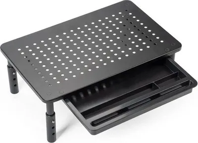 Produktbild von Höhenverstellbarer Monitorarm mit Schublade für Laptop