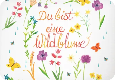 Produktbild von Mr. & Mrs. Panda Kühlschrankmagnet Du bist eine Wildblume - Geschenk, spruchmagnet, Kompliment, Hochzeitstag, Dekoration, Pinnwandmagnet, magnet, whiteboardmagnet, Wild