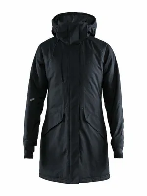 Produktbild von Craft Mountain Wattierte Parka Damen schwarz melange Gr XL