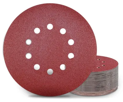 Produktbild von Schleifpapier 25 Stück 225mm Klett P80 10 Loch für Trockenbauschleifer
