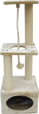Produktbild von Famanu Katzenkratzbaum - Großer Kletterbaum mit Spielhaus