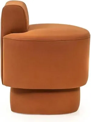 Immagine prodotto di Sgabello Sgabello imbottito Sgabello arancione Poggiapiedi Mobili moderni a sedere