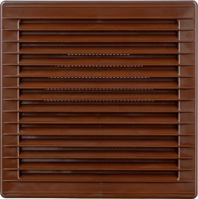 Produktbild von Lüftungsgitter Mit Gitter 170*170, Fi 150 Braun - Rx 02-252