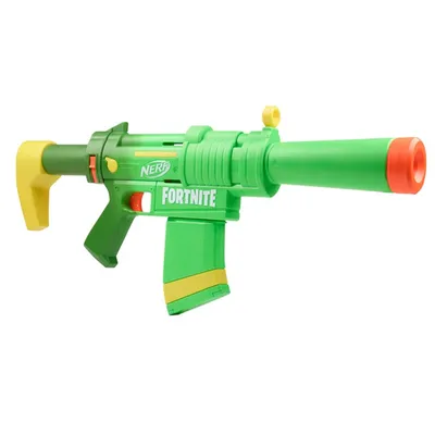 Immagine prodotto di NERF Fortnite SMG Zesty con caricatore con clip per dardi e 10 dardi Nerf Elite