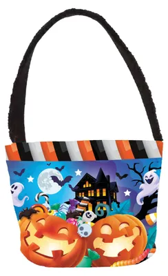 Immagine prodotto di Cesto di zucca di Halloween Incantevole decorazione di fantasmi spaventosa notte strega Accessorio inquietante casa delle streghe Giochi d'ombra 30x15 cm, Colore: Multicolore