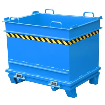 Produktbild von Bauer Baustoffcontainer BC 1000, lackiert, Lichtblau