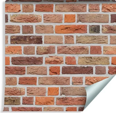 Zdjęcie produktu dla Tapeta Do Salonu Czerwona CEGŁA Mur Beton Ozdoba Dekoracja Ścienna Abstrakcyjna z efektem 3D