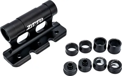Produktbild von ZTTO Fahrradgabelhalterung Schnellspanner Steckachstraeger Vorderradgabelblock Autodachtraeger Traeger fuer 5x100mm 12x100mm 15x100mm 15x110mm