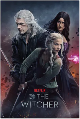 Produktbild von The Witcher TV Poster Season 3 Geralt, Yennefer & Ciri 61 x 91,5 cm