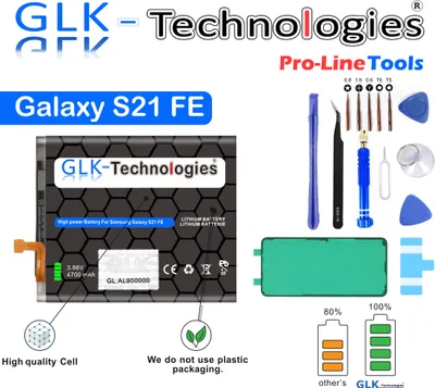 Produktbild von GLK-Technologies für original Samsung Galaxy S21 FE G990B Akku Batterie Battery EB-BG990ABY