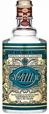 A clear studio shot of a bottle of 4711 Original Eau de Cologne.