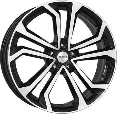 Obrázok produktu pre Zliatinové kolesá DEZENT TA dark 7x17 5x114.3 ET 35 BLACK/POLISHED