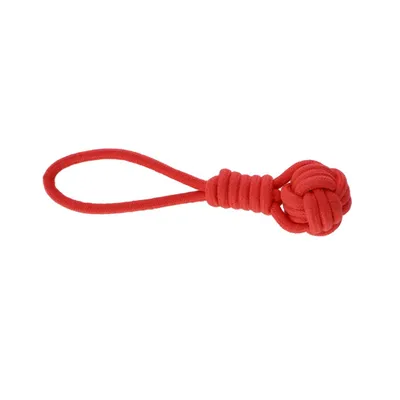 Produktbild von Dingo Hundespielzeug 30096 Baumwolle Rot