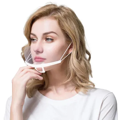 Produktbild von Transparente Mundmasken mit Elastischem Band für Köche und Chefs