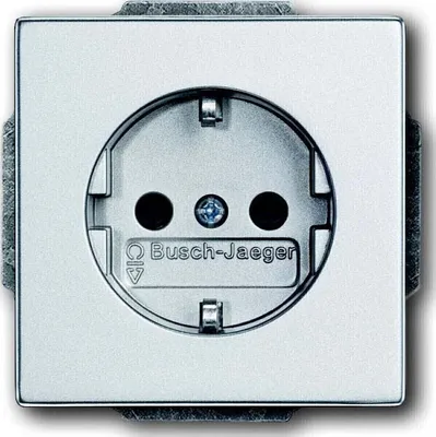 Image de Busch Jaeger 2011-0-3798 Steckdose CEE 7/3 Silber (2011-0-3798)