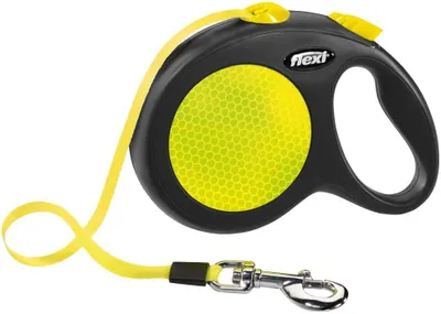 Produktbild von flexi New NEON S Gurt 5 m schwarz