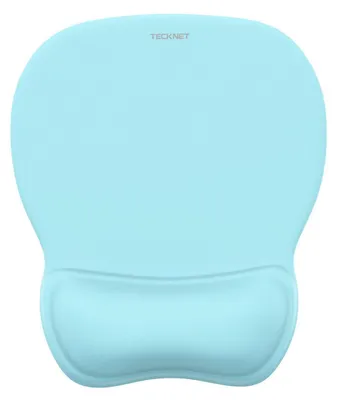 Produktbild von Ergonomisches Mauspad mit Gelkissen und Handauflage hellblau