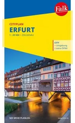 Obrázok produktu pre Falk Mapa mesta Erfurt 1:20 000