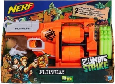 Immagine prodotto di Nerf Zombie Flipfury Con 2 Tamburi