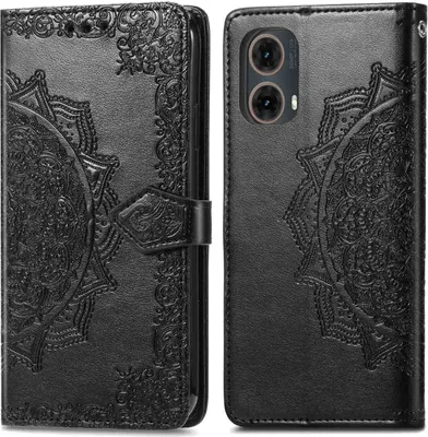 Produktbild von imoshion Mandala Klapphülle Motorola Moto G85 - Schwarz