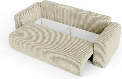 Zdjęcie produktu dla Sofa Laco, rozkładana sofa, kanapa, funkcja spania, pojemnik na pościel, meble tapicerowane, Tilia 3