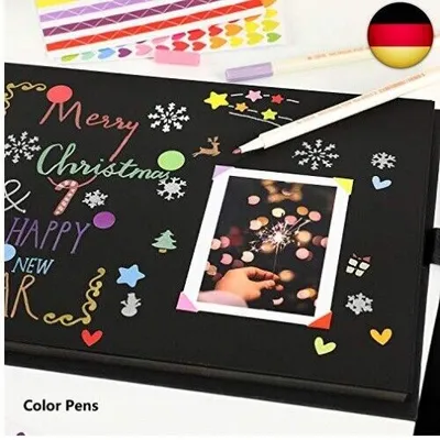 Produktbild von Fotoalbum zum Selbstgestalten Schwarze Seiten Fotobuch