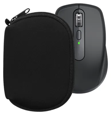 Produktbild von kwmobile Hülle für Logitech MX ANYWHERE 3 / ANYWHERE 3S Hülle - Mouse Case - Neopren Tasche - Schutzhülle für PC Maus - Transporttasche Zubehör -