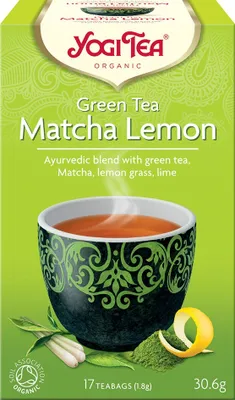 Obrázek produktu pro Yogi Tea®Ajurvédský zelený čaj matcha, citron (17ks), 44928