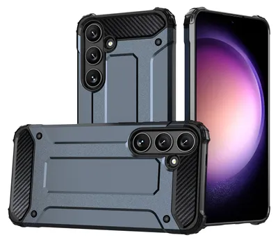 Produktbild von Hybrid Armor Case Für Samsung Galaxy S24 Fe - Blau
