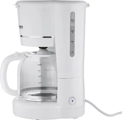 Produktbild von Severin KA 4323, Filterkaffeemaschine, 1,25 l, Gemahlener Kaffee, 900 W, Weiß