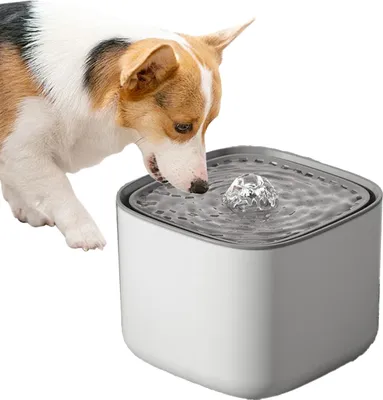 Produktbild von Haustier-Trinkbrunnen,3L Kapazität Wasserspender,Vierfachfilter Trinkspender,Verstellbare Pumpe, Einfache Reinigung, Sicheres Design
