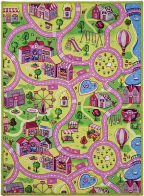 Obrázek produktu pro 140x200 cm Dětský kusový koberec silnice Sweet Town