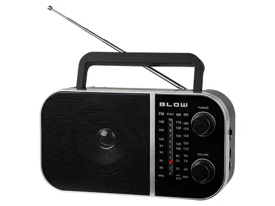Produktbild von Przenośne radio analogowe AM/FM RA6 zasilane bateryjnie i sieciowo Blow