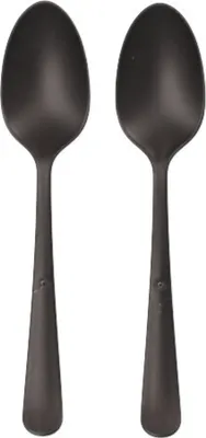Produktbild von Papstar Löffel (Mehrweg), -PP 19 cm schwarz, extra stabil, in Spenderbox, 100 Stück