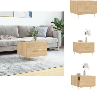 Produktbild von vidaXL Couchtisch Sonoma-Eiche 50x50x40 cm Holzwerkstoff -  Couchtische