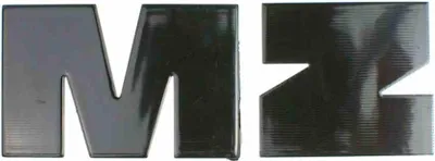 Produktbild von Mz Brief Aufkleber Schwarz