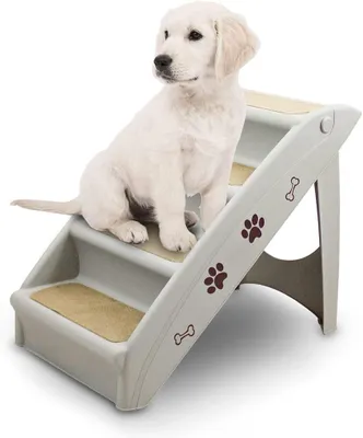 Produktbild von Animel Hundetreppe Tiertreppe Katzentreppe Haustiertreppe  4-stufig MS-17472