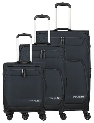 Productafbeelding van Travelite Startset - 3-delige set koffers met 4 wielen (anthraciet)