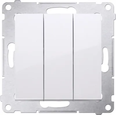 Zdjęcie produktu dla Kontakt-Simon DW31.01/11, Plastik, Biały, IP20, 250 V, 10 A, 75 mm