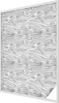 Produktbild von Buntglas Fensterfolie – 146x100 cm – Stained-Glass Design – blickdichte dekorative Sichtschutzfolie – selbstklebend, UV-Schutz – Holzlinien