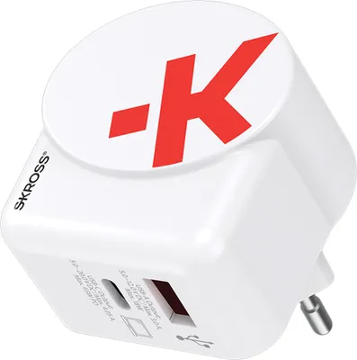 Produktbild von Skross Euro USB Charger A/C 65PD mit USB-C Kabel