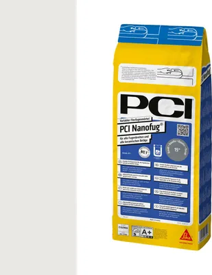 Obrázok produktu pre PCI Nanofug variabilná flexibilná škárovacia malta 4 kg vrece č. 16 strieborno-sivá
