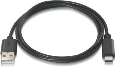 Image de Aisens - câble usb 2.0 3a, type usb-c/m-a/m, noir, 2.0m